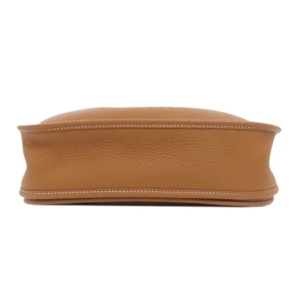 Hermès Vintage Pre-owned Fabric shoulder-bags Brown Dames