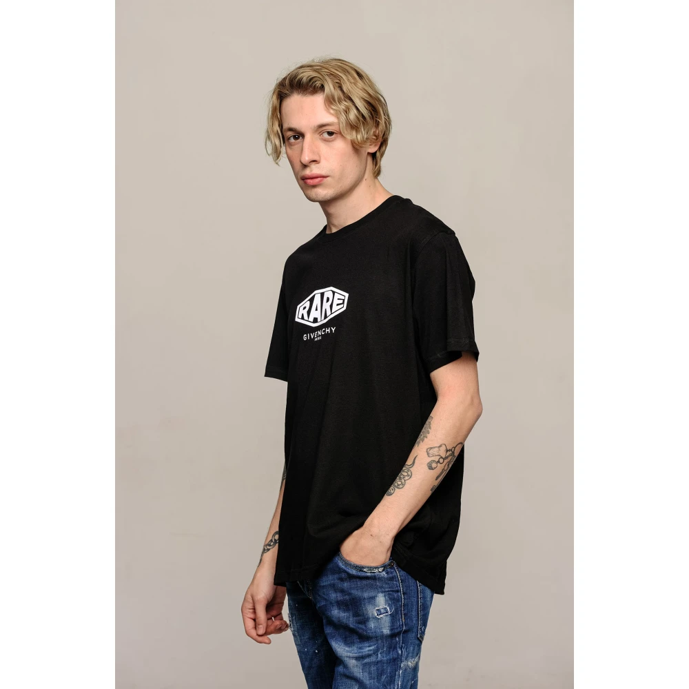 Givenchy Zeldzame Print T-shirt Black Heren
