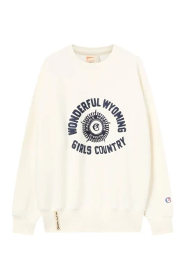 Vintage Grafisk Crewneck Sweatshirt