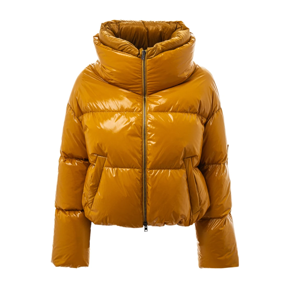 Herno Korte Ultralight Pufferjas Yellow Dames