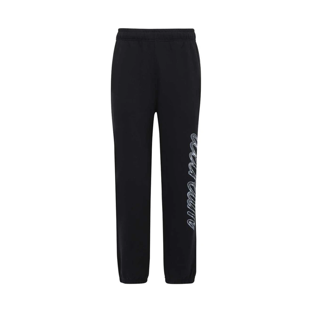 Icecream Katoenen Track-Pants met Logo Print Black Heren