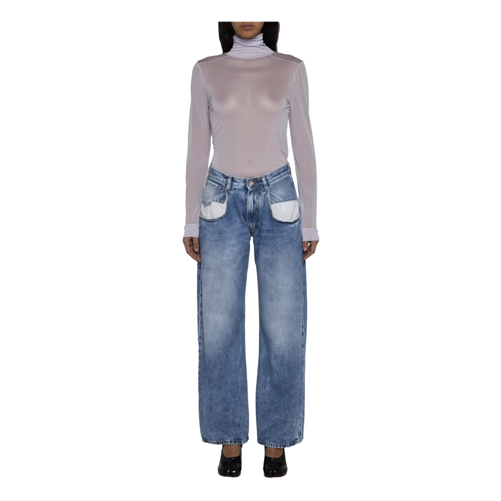 Maison Margiela Paarse Top Purple Dames