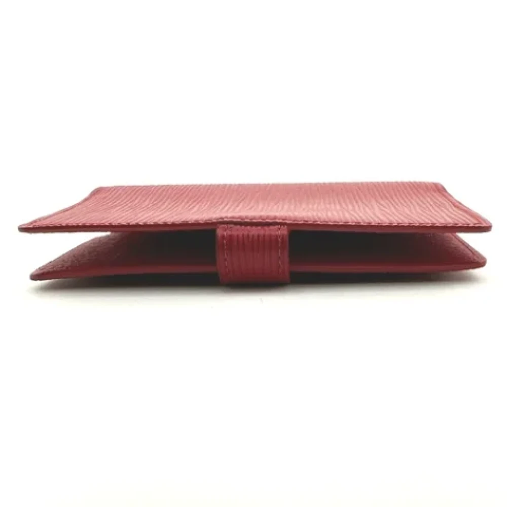 Louis Vuitton Vintage Pre-owned Leather home-office Red Dames
