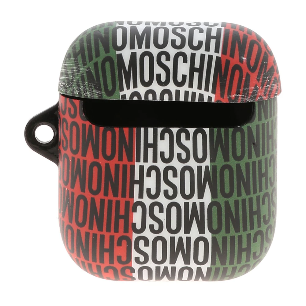 Moschino Italiaanse Stijl AirPod Cover Multicolor Unisex