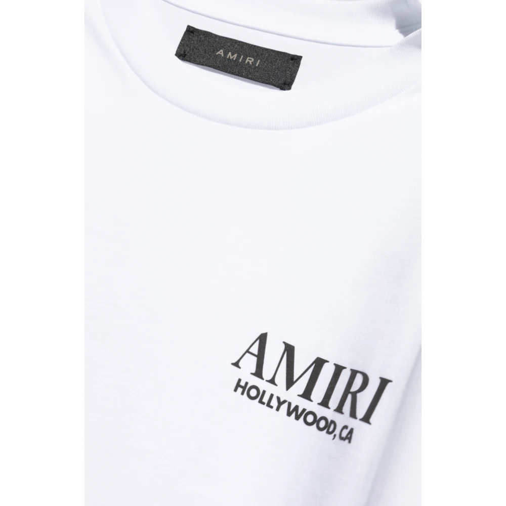 Amiri T-shirt met logo White Heren