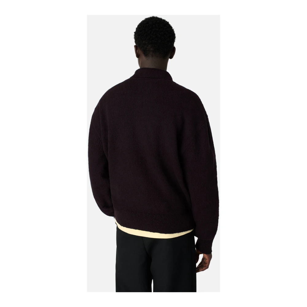 Axel Arigato Scribble Polo Sweater Black Heren