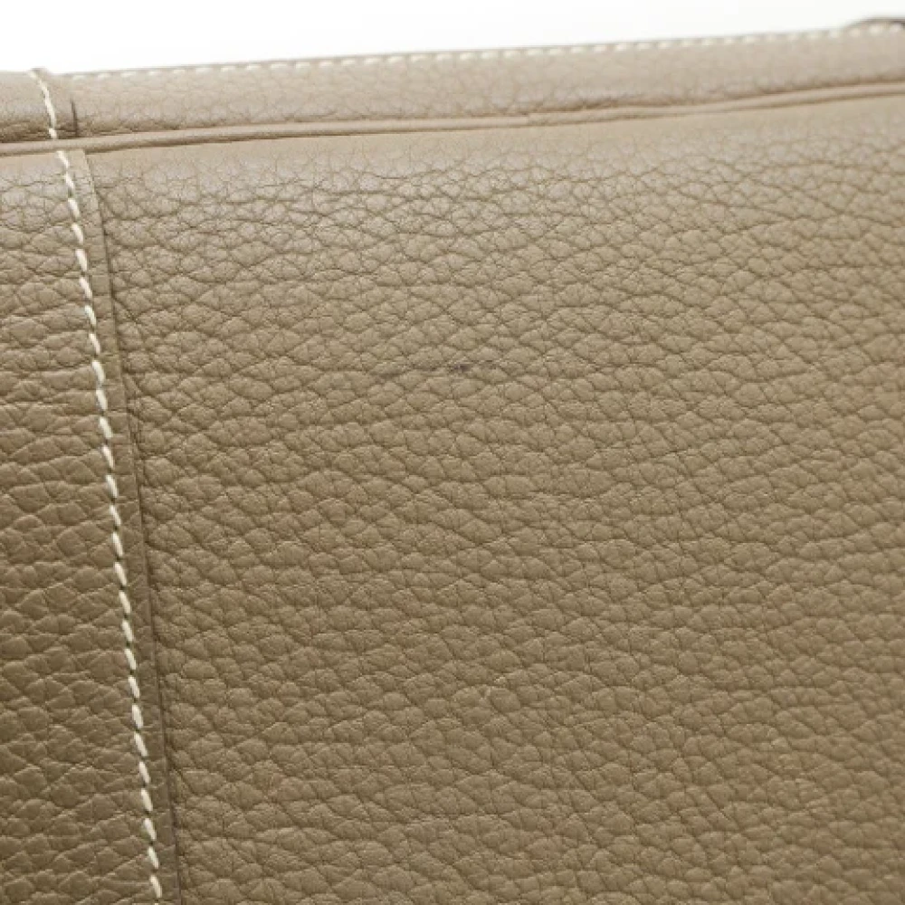 Hermès Vintage Pre-owned Leather handbags Brown Dames