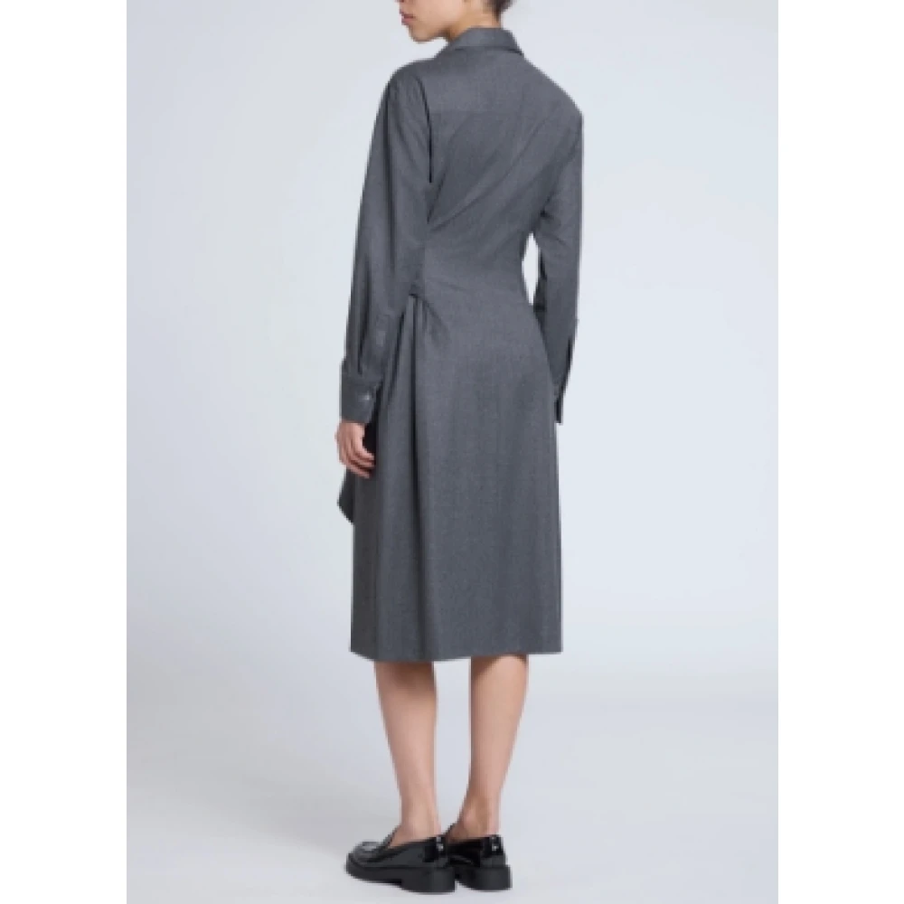 Antonelli Firenze Geweven jurk in grijs Gray Dames