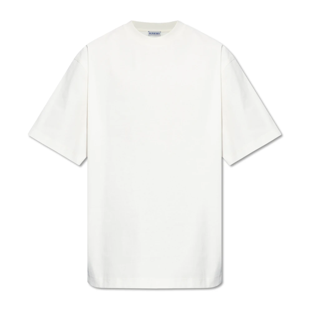 Burberry T-shirt met binnenstebuiten effect White Heren
