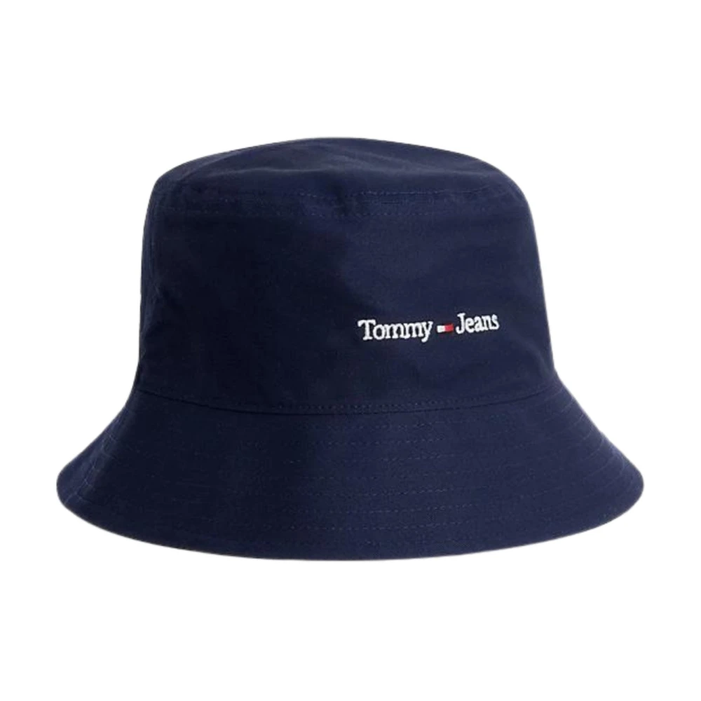 Tommy Jeans Men's Blue Sporty Cotton Bucket Hat