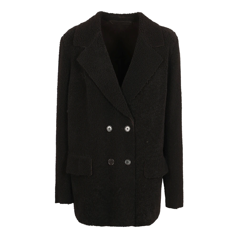 Salvatore Santoro Bruine Jas Elegante Stijl Brown Dames