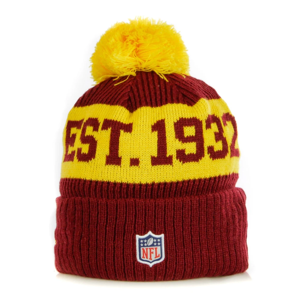 new era NFL Pom Heren Hoed Op Veld Brown Heren