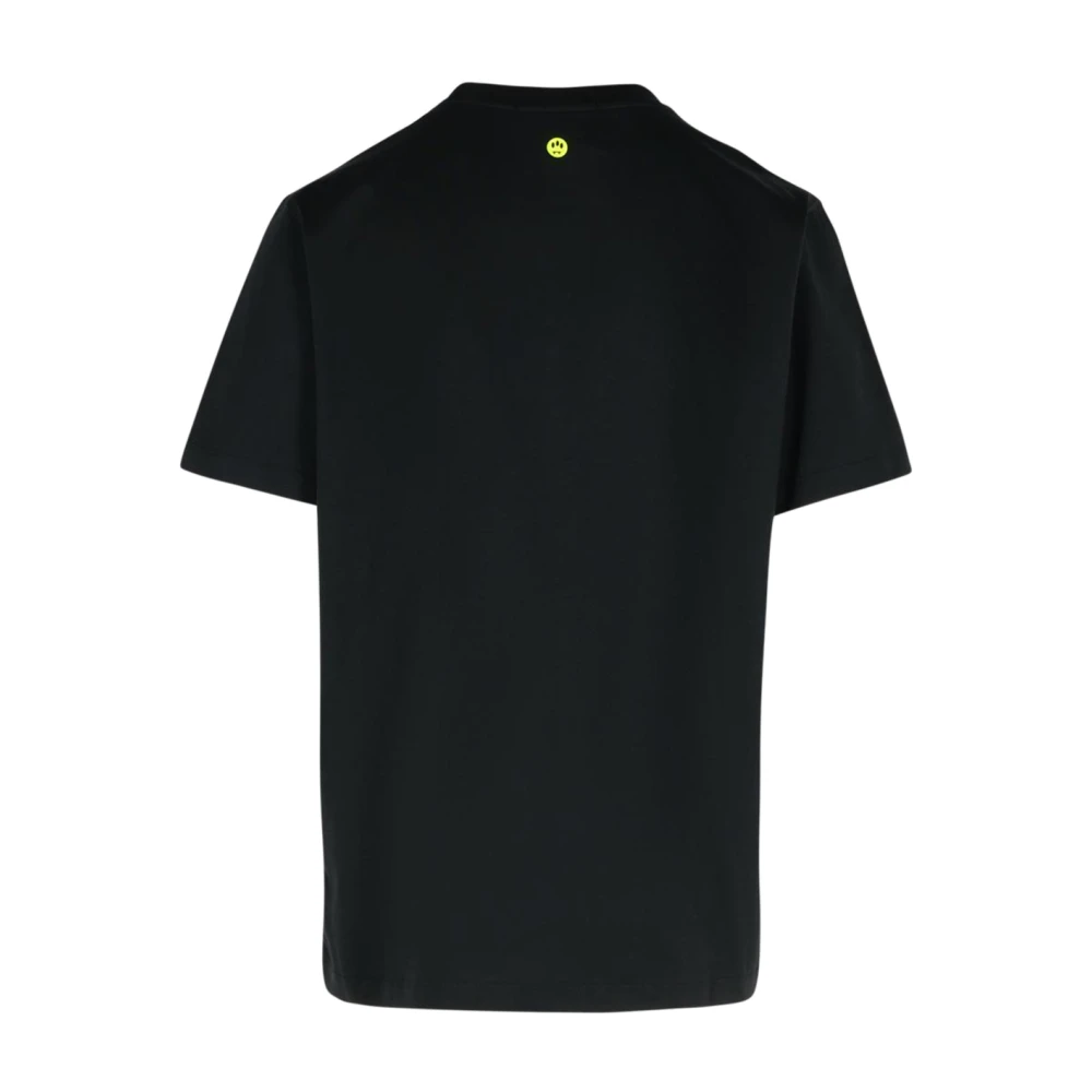 Barrow T-shirt met ronde hals van katoen Black Heren