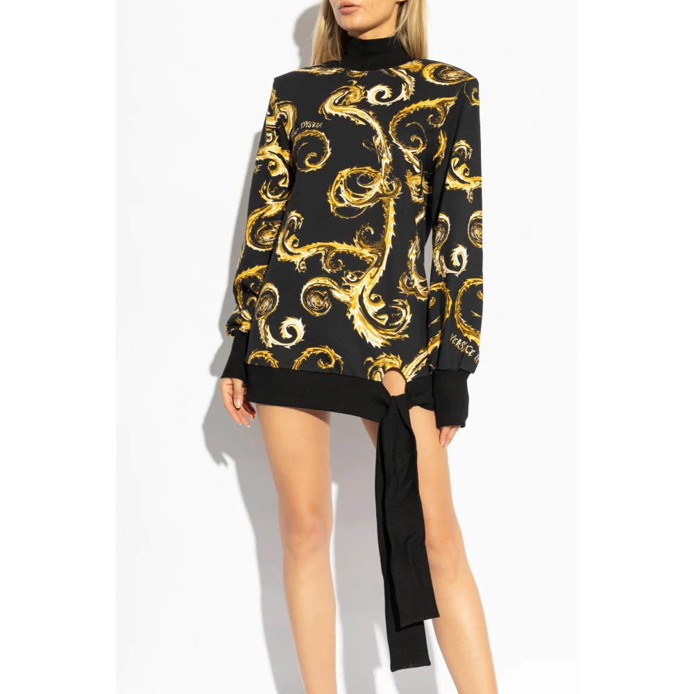 Versace Jeans Couture Jurk met patroon Multicolor Dames