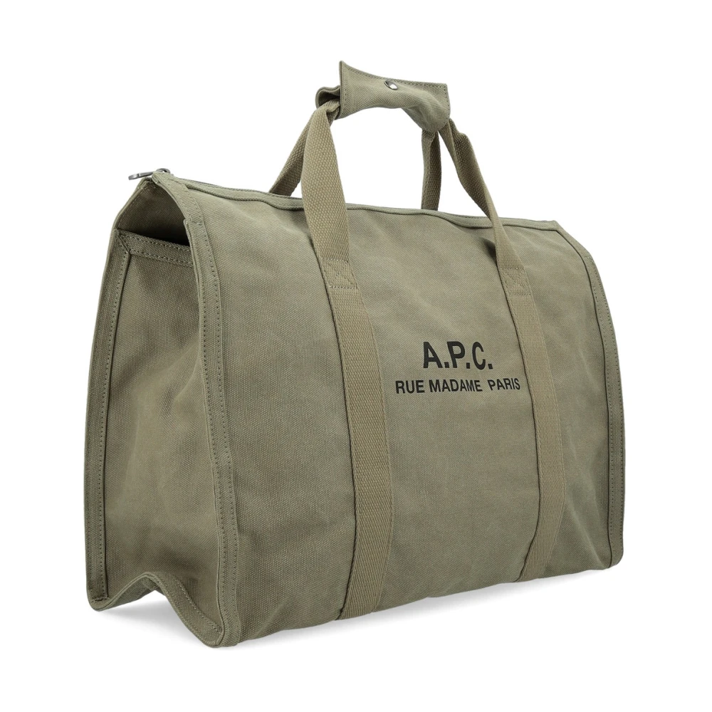 A.p.c. Recuperation Gymtas in canvas Green Heren