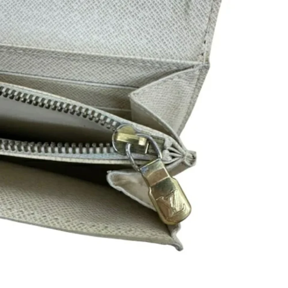 Louis Vuitton Vintage Pre-owned Canvas wallets White Dames