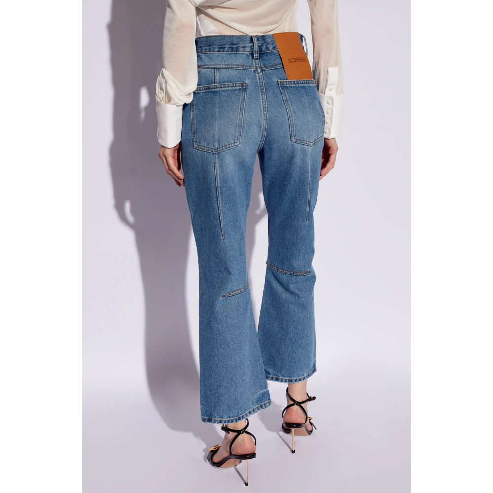 Jacquemus Kick flare jeans Blue Dames