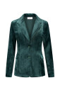 blazer-en-velours-vert-fonce