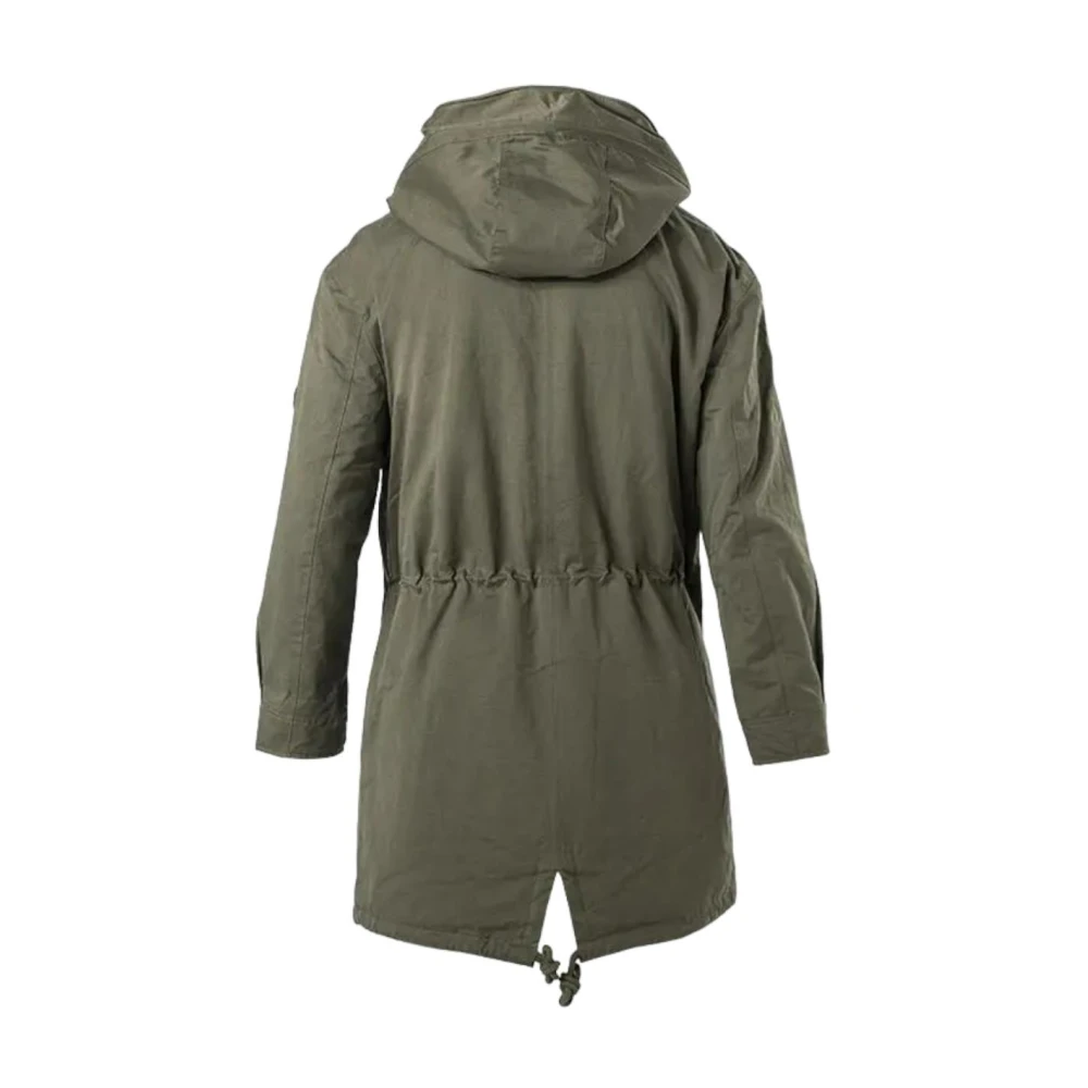 Pepe Jeans Modern Functionele Parka Thander Green Heren