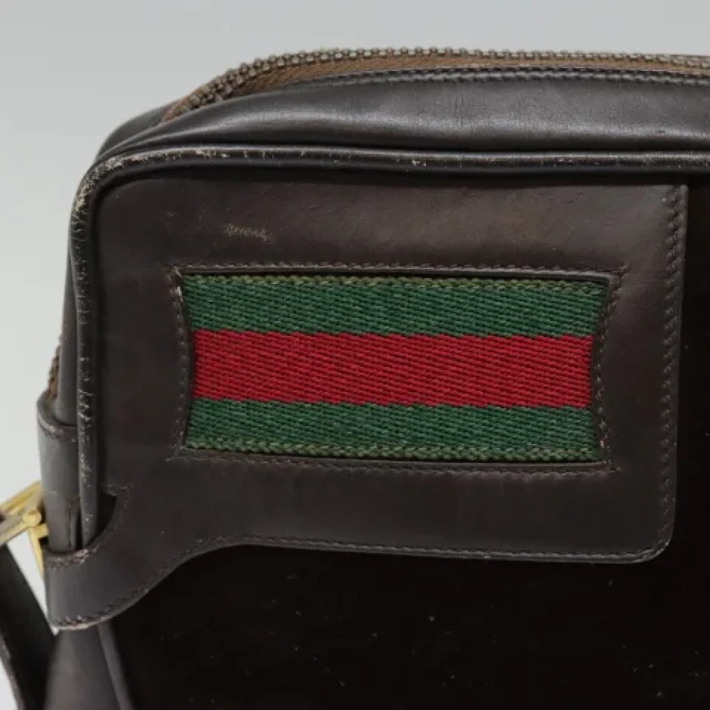 Gucci Vintage Pre-owned Suede gucci-bags Brown Dames