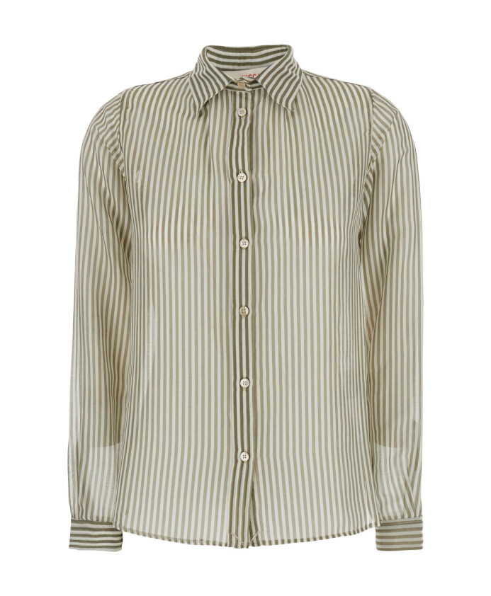chemise-rayee-verte-col-classique