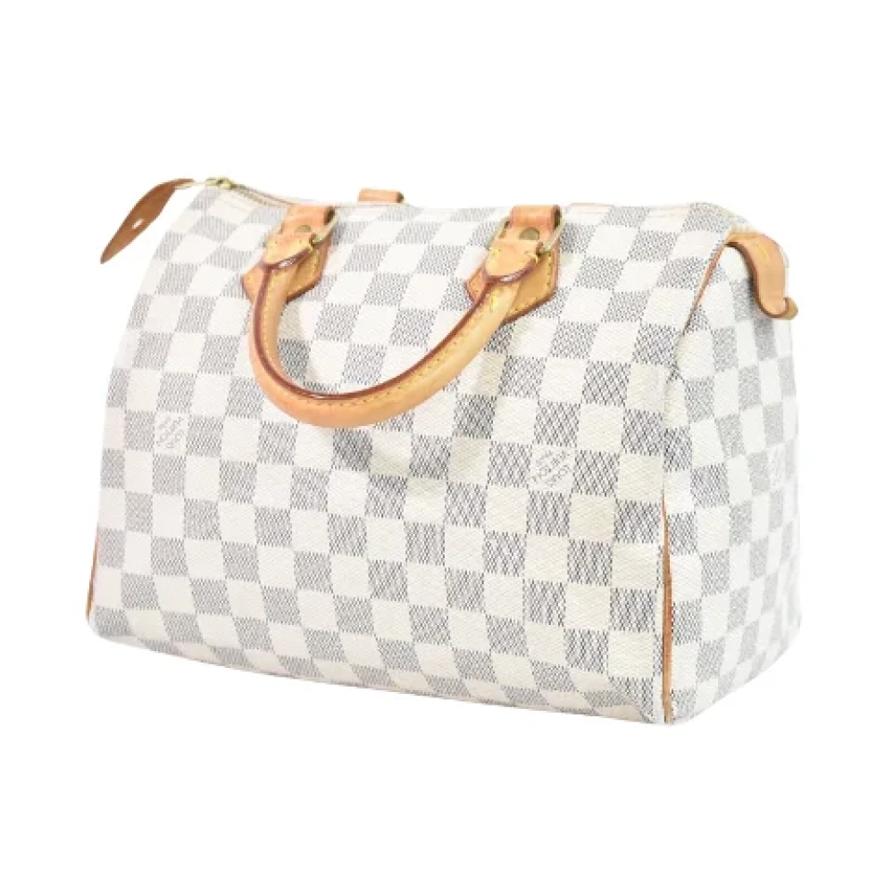 Louis Vuitton Vintage Pre-owned Canvas handbags Gray Dames
