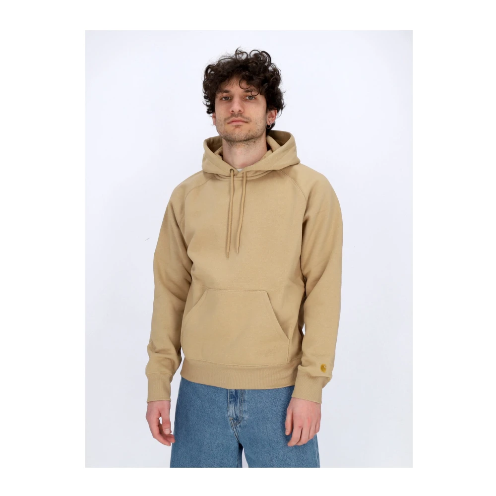 Carhartt WIP Chase Sweat Hooded in Sable Goud Yellow Heren