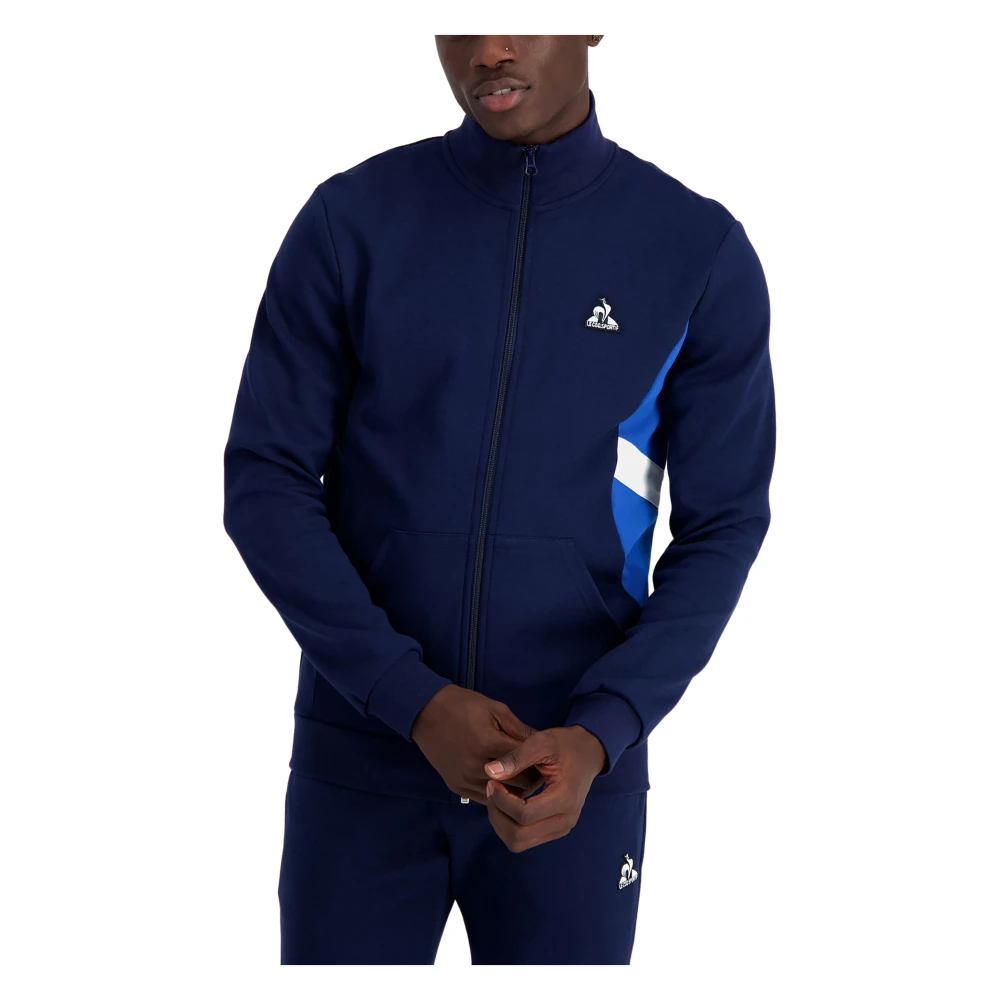 Le Coq Sportif Seizoen Full Zip Sweater Blue Heren