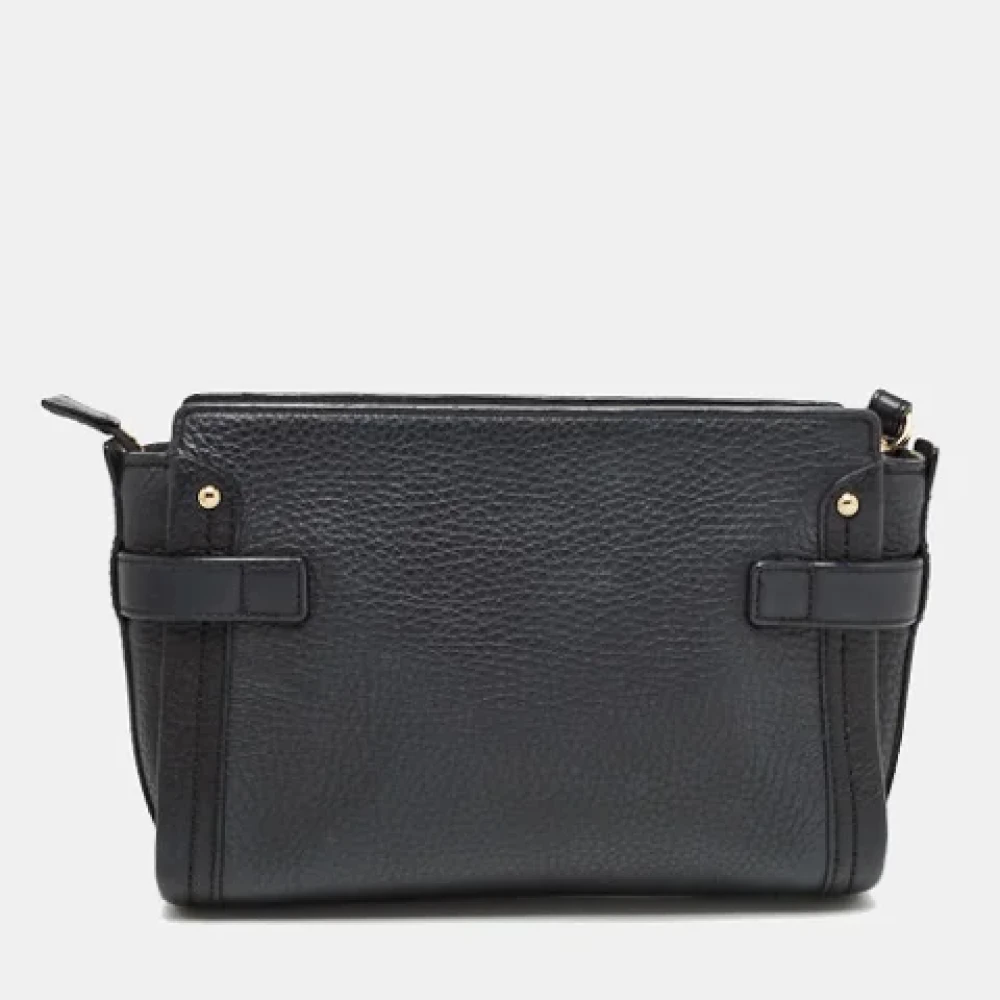 Coach Pre-owned Leather crossbody-bags Black Dames