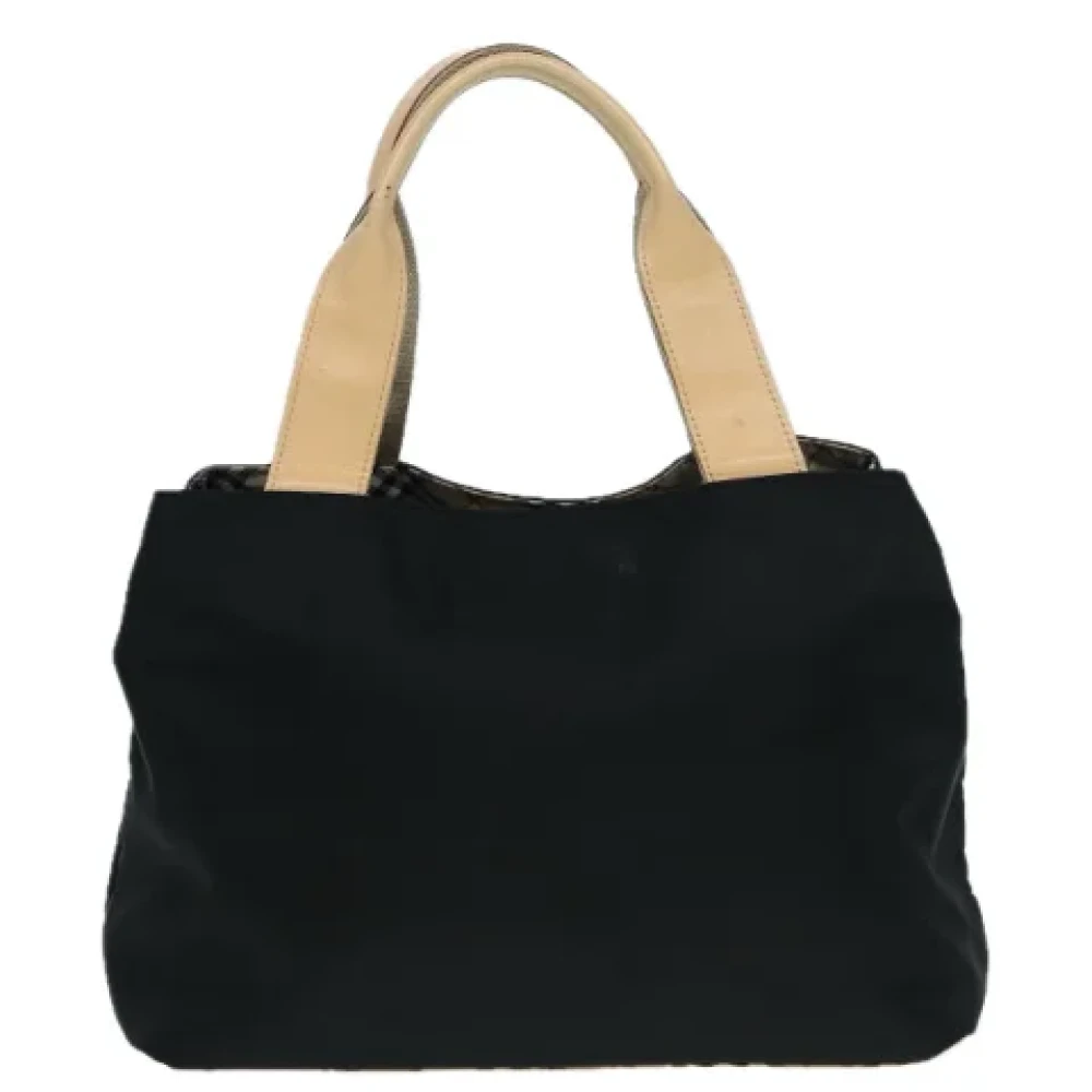 Burberry Vintage Pre-owned Fabric totes Black Dames