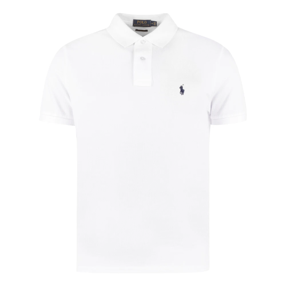 Polo Ralph Lauren Women's White Polo Shirts, Xl, Cotton-Piqué Polo Shirt