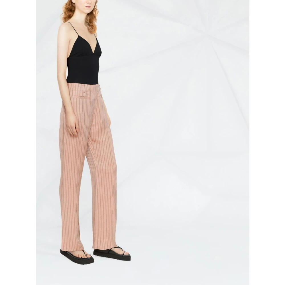 Baserange Bamboeblend Jersey Bodysuit met Spaghettibandjes Black Dames