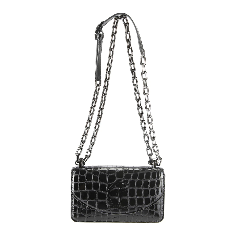 Christian Louboutin Kedja Crossbody Pochette Black, Dam