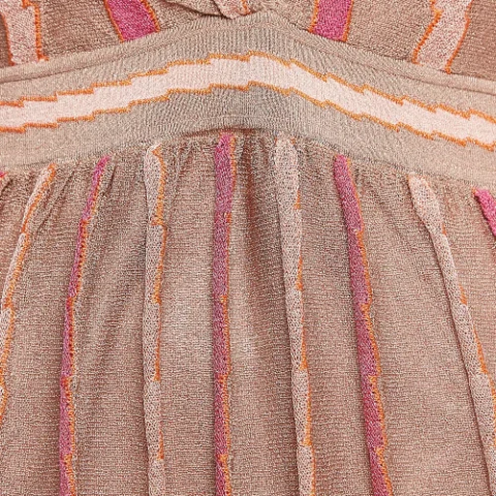Missoni Pre-owned Fabric dresses Pink Dames