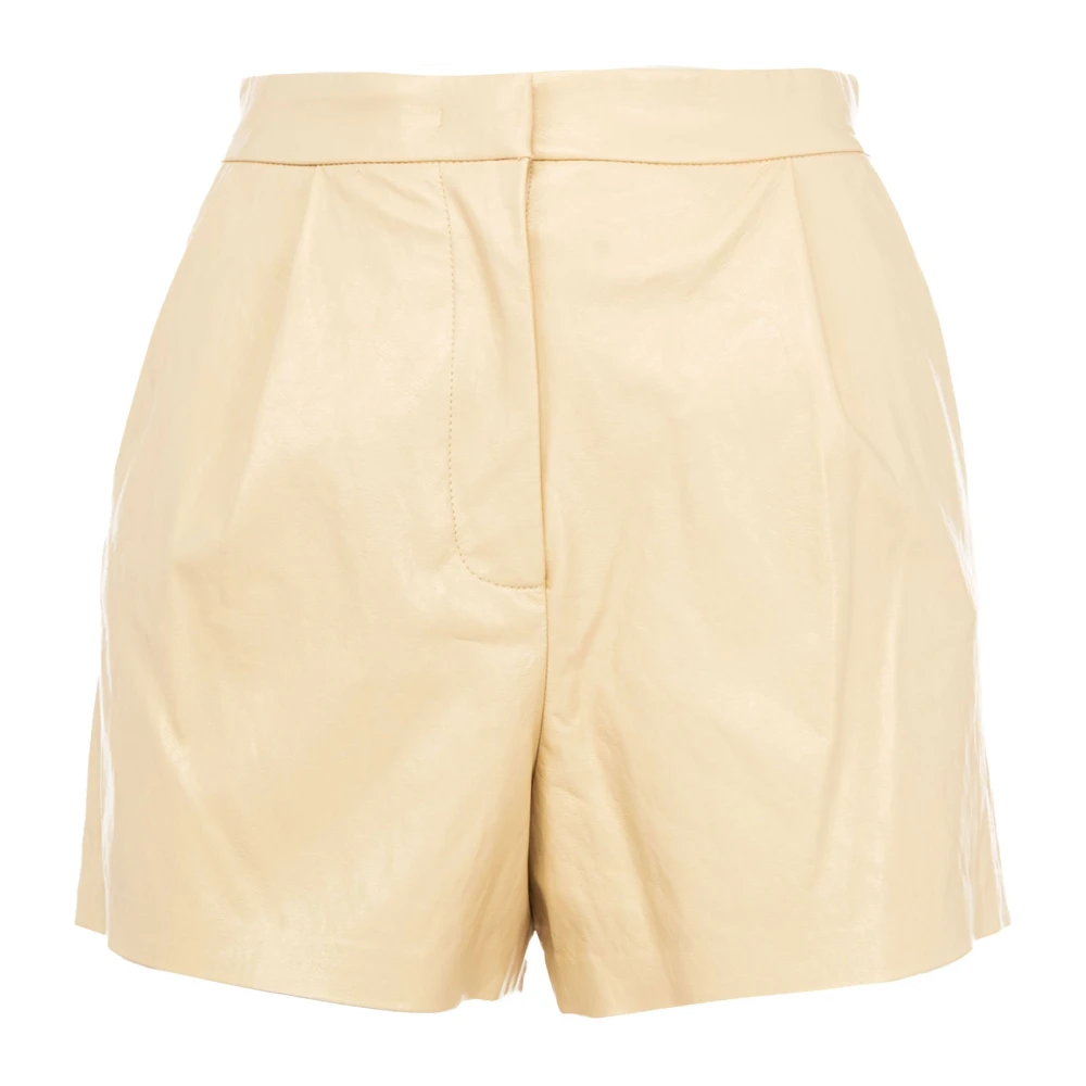 Pinko Beige Zomer Shorts Outlet Prijs Beige Dames