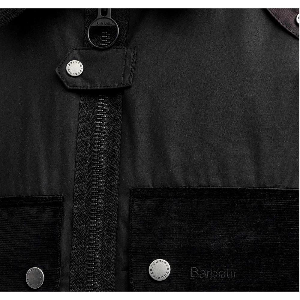 Barbour Re-Engineered Spey Gewaxte Jas in Zwart Black Heren