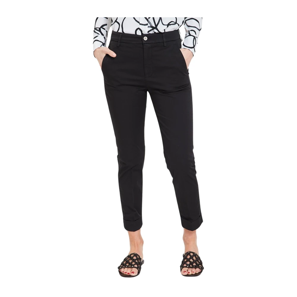 Dondup Stijlvolle Broek Erin Black Dames