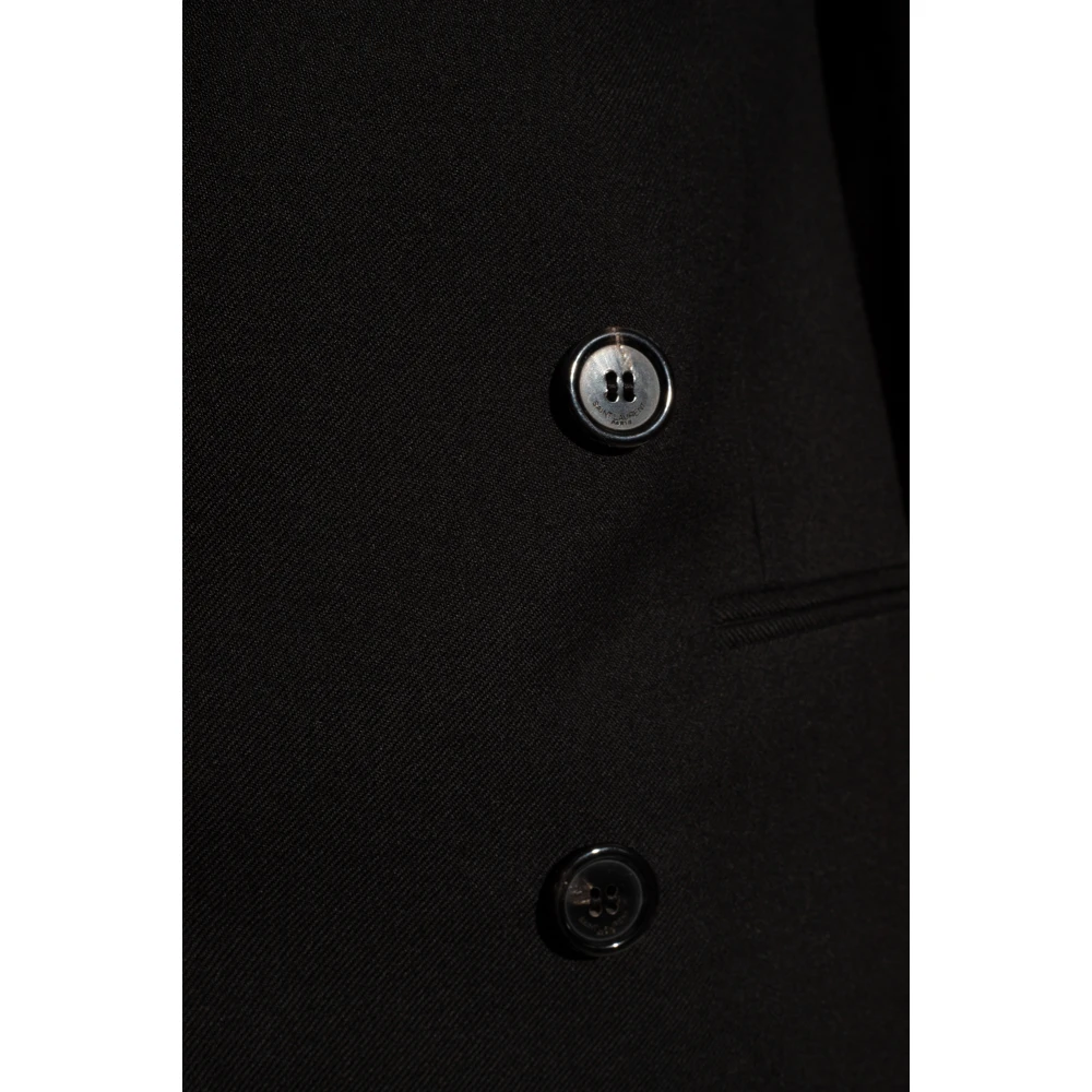 Saint Laurent Double-breasted blazer Black Dames