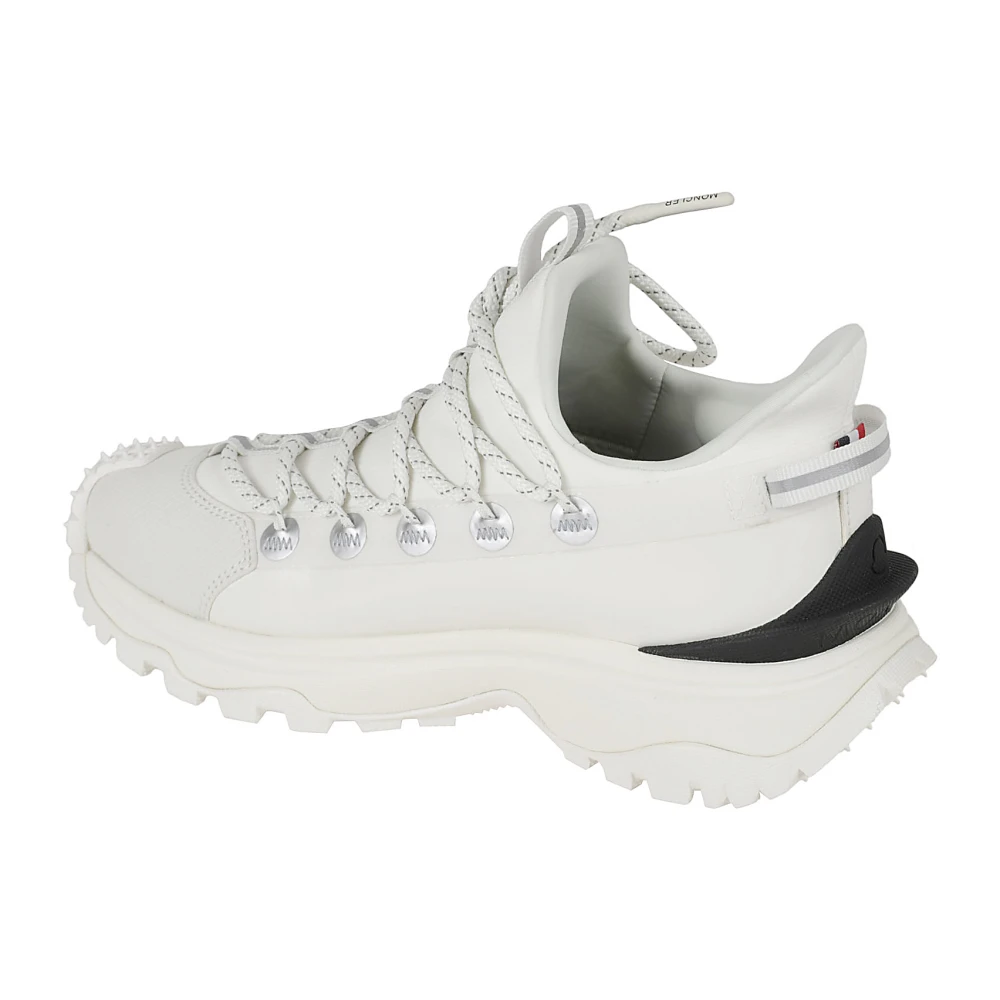 Moncler Witte lage top sneakers White Dames