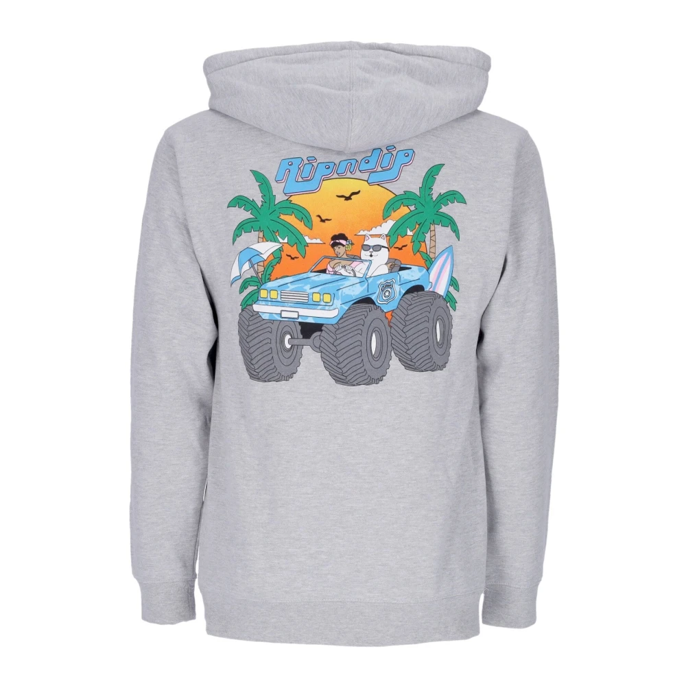 Ripndip Cruiser Hoodie Ash Heather Heren Hoodie Gray Heren