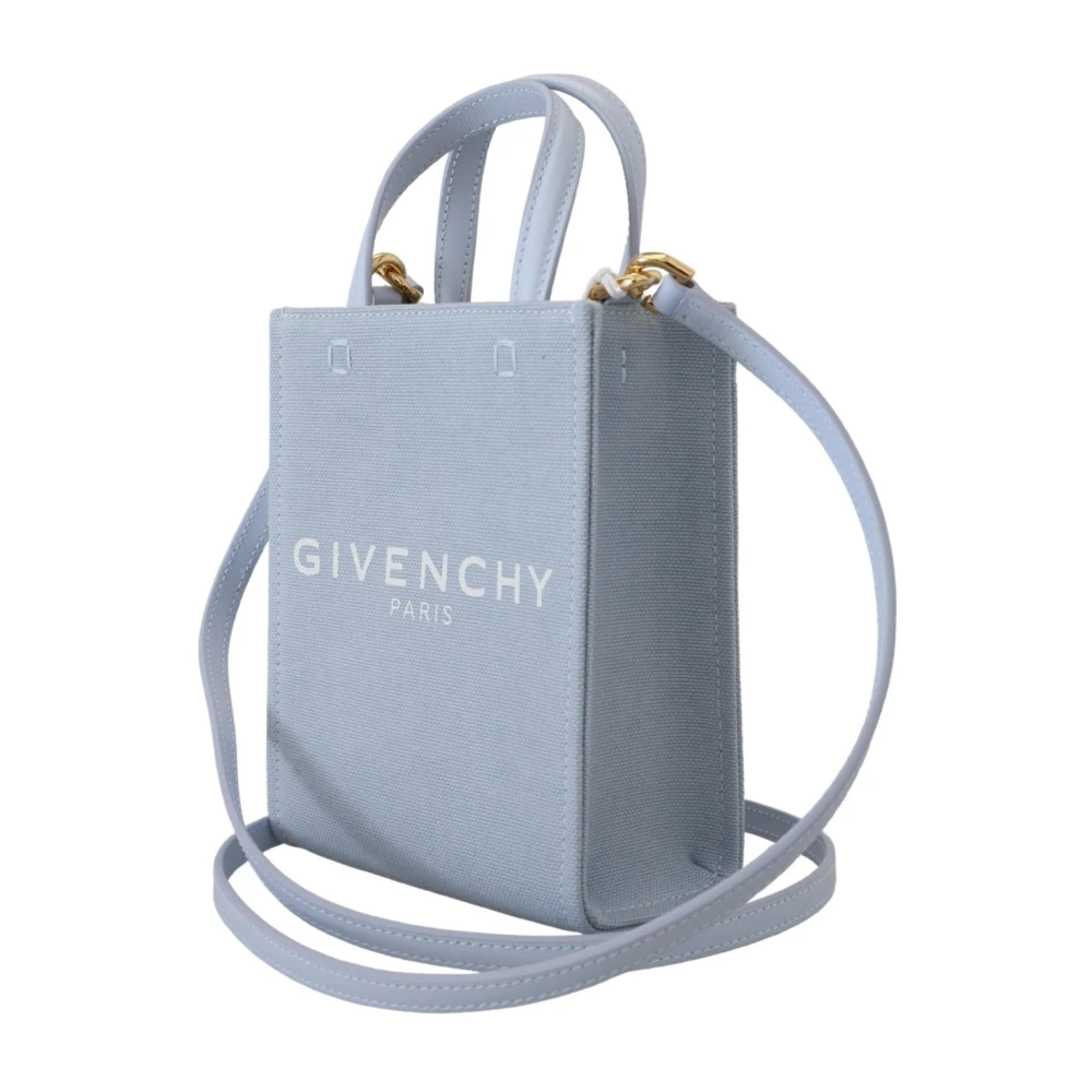 Givenchy Chic Cloud Blue Katoenen Mini Tas Blue Dames