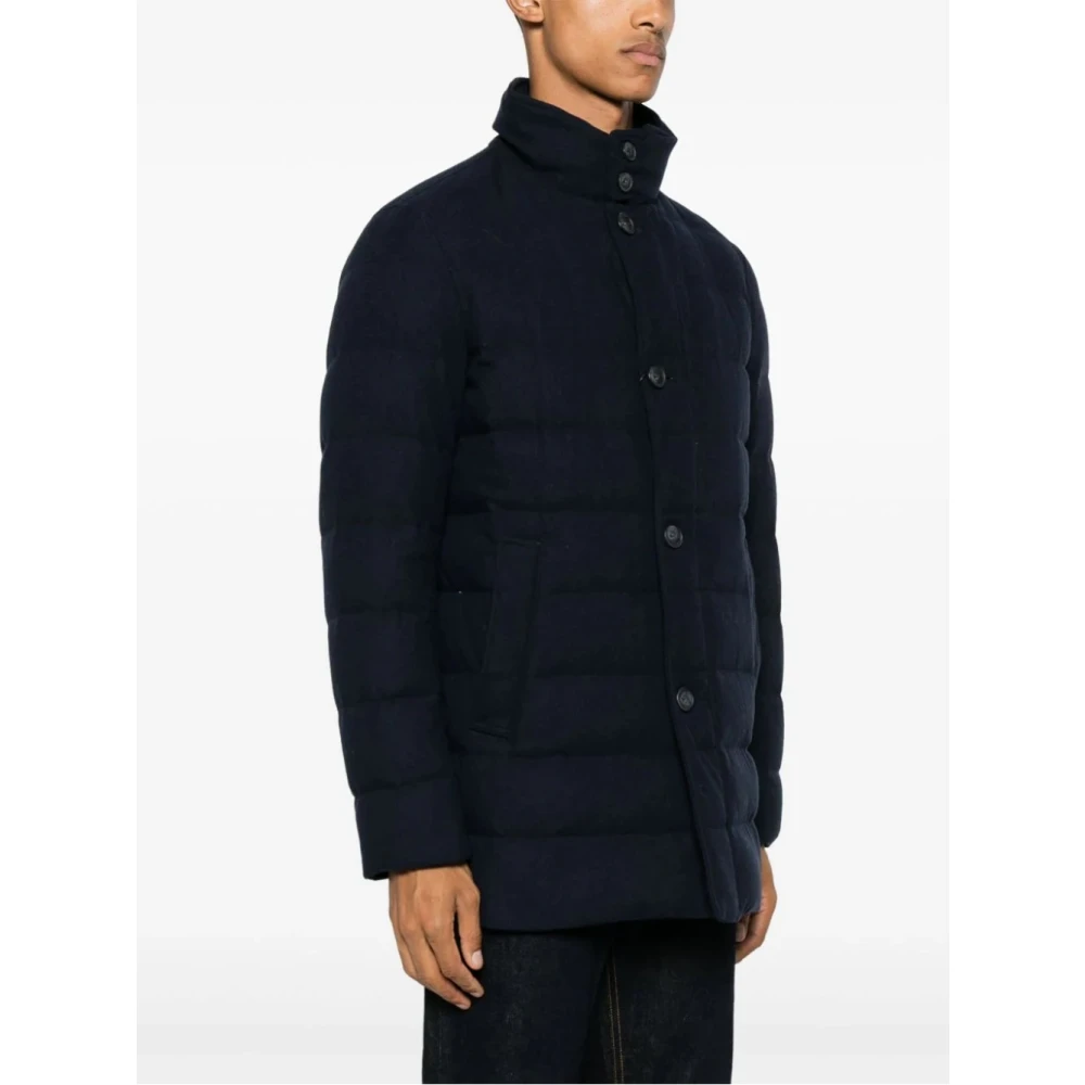 Herno Medium Down Jacket voor Mannen Black Heren