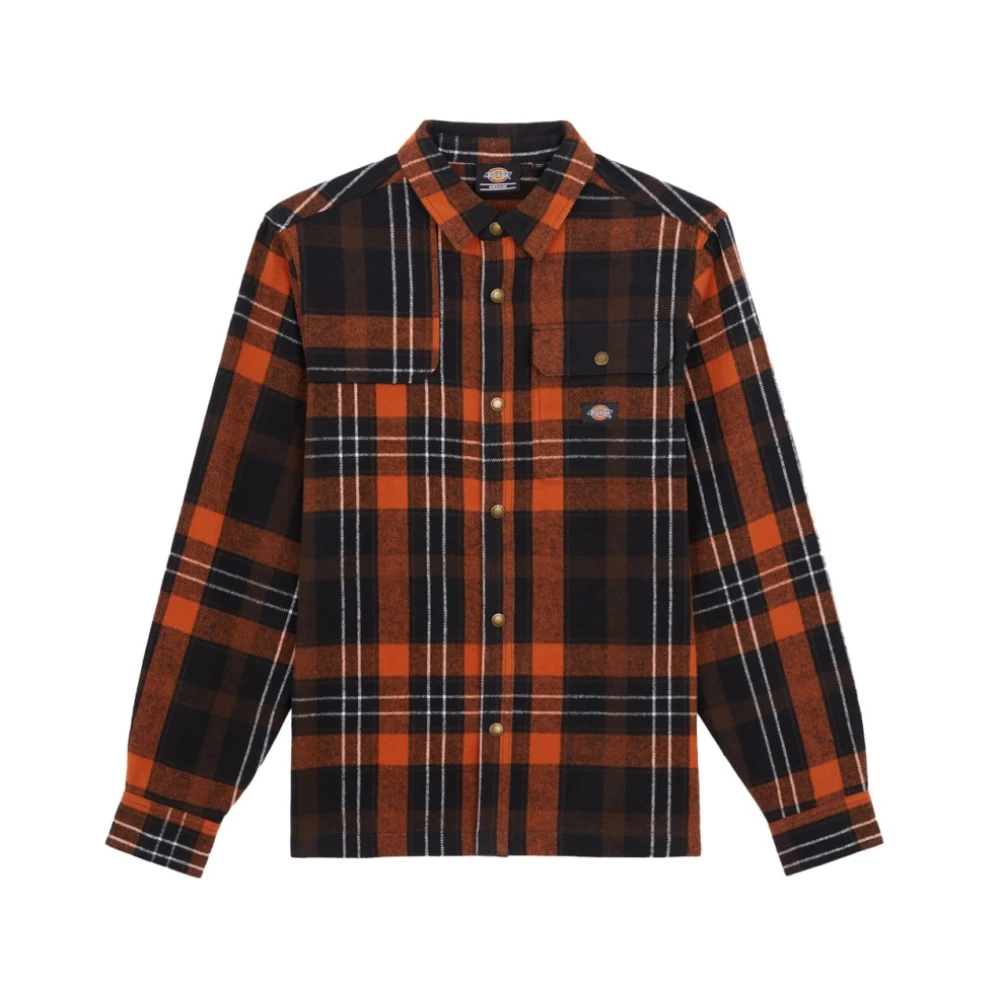 Dickies Mannelijk Multicolor Overhemden Heren, Veelkleurig, L, Casual Overhemden