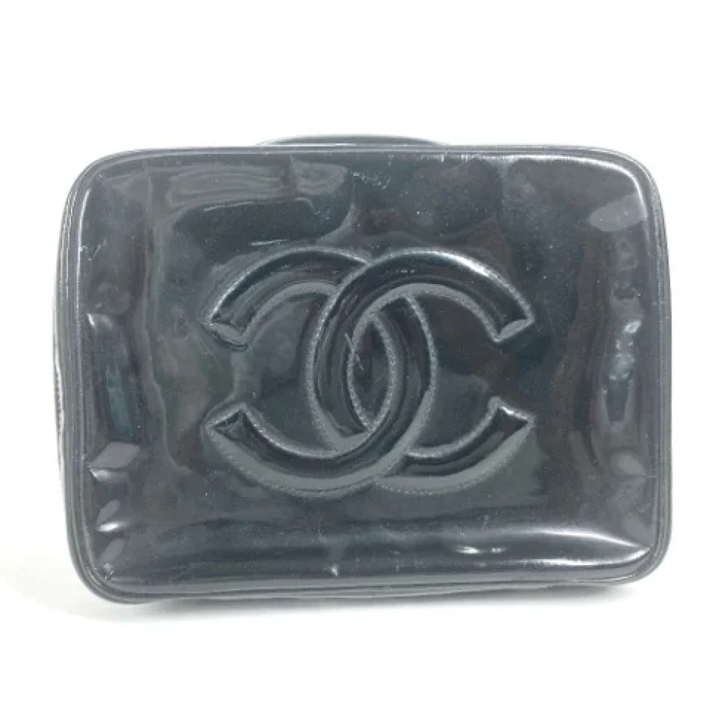 Chanel Vintage Pre-owned Leather chanel-bags Black Dames