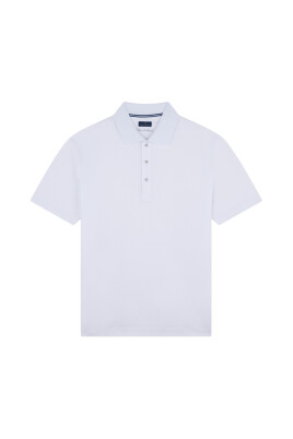 polo-en-coton-pique-argent-avec-broderie-de-nageoire-de-requin