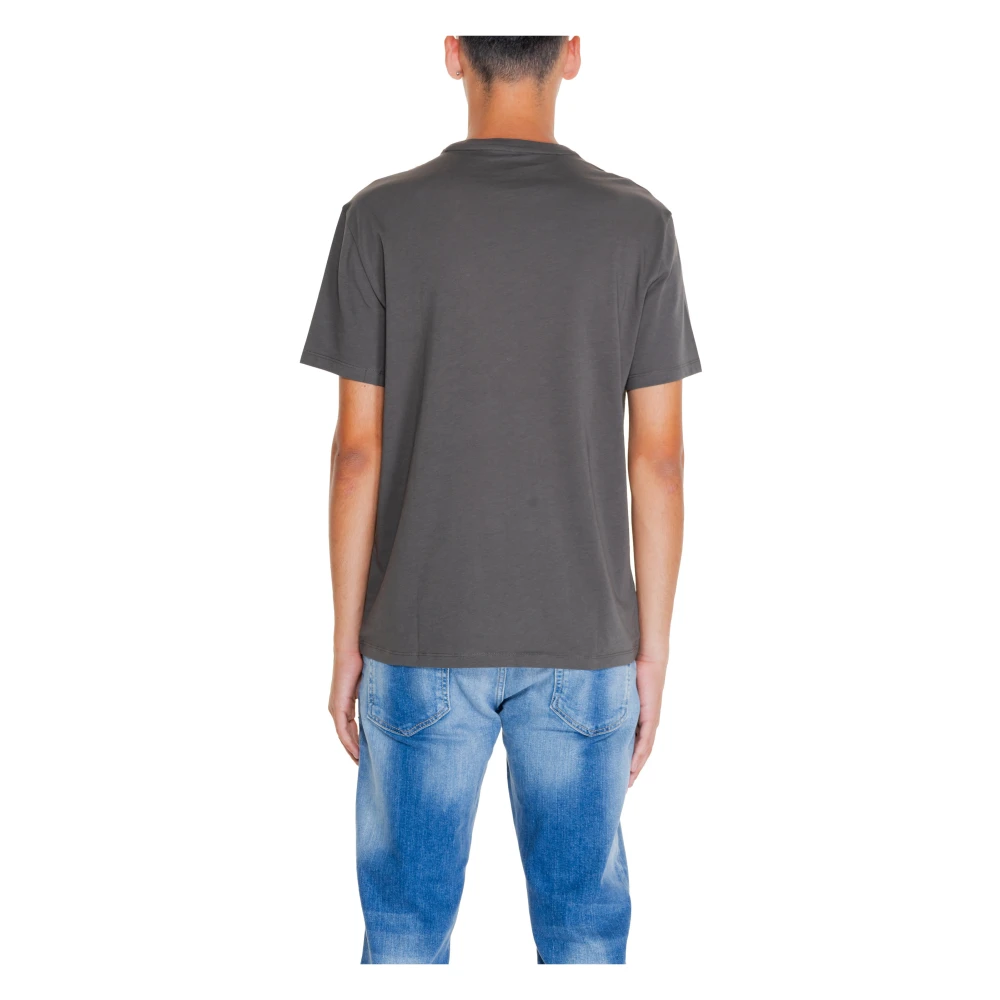Armani Exchange Groen katoenen T-shirt Green Heren
