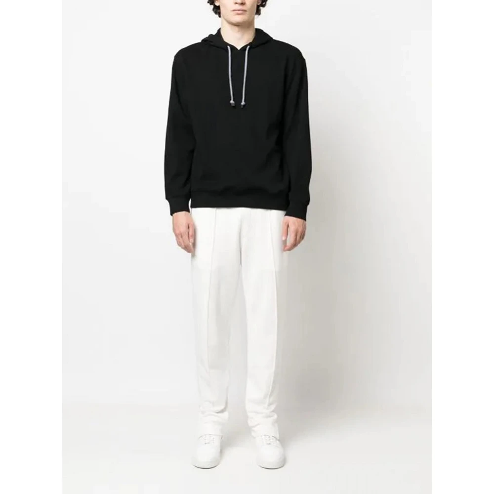 BRUNELLO CUCINELLI Zwarte Sweater Travelwear Stijl Black Heren