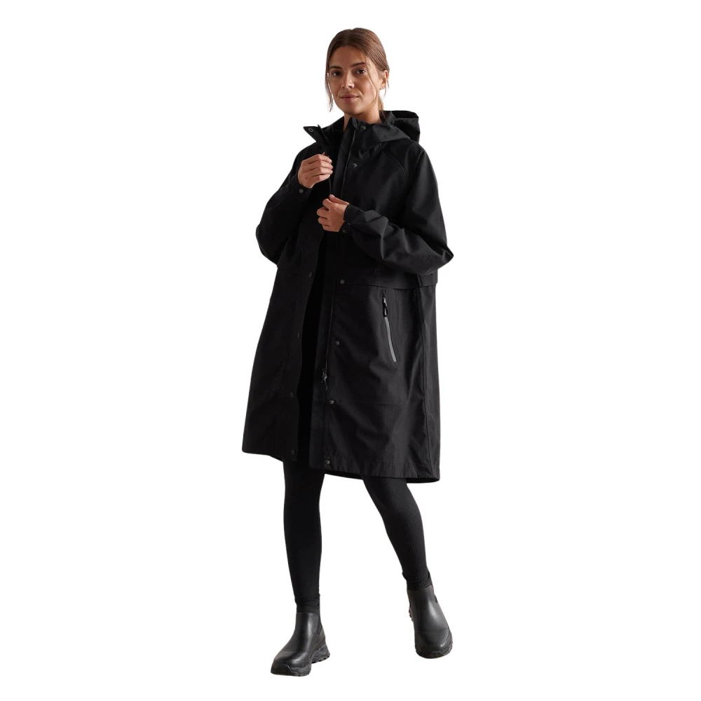 Aim'n Black Waterproof Parka Black Dames