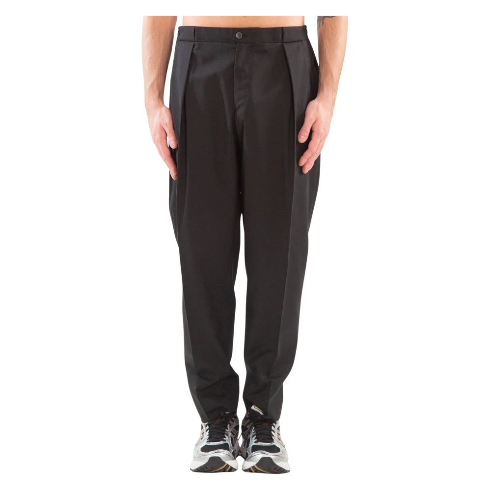 Briglia Verfijnde wollen broek in Portobello-stijl Black Heren