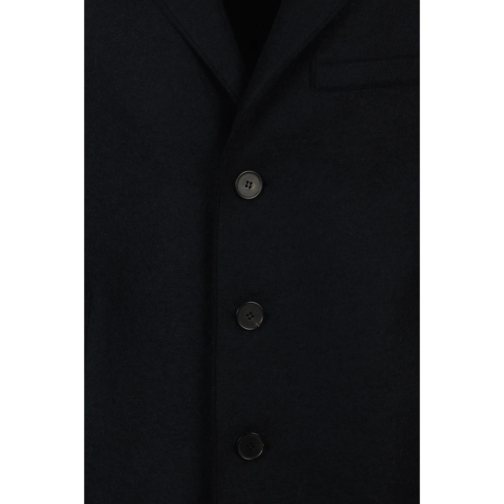 Harris Wharf London Boxy Coat Collectie Blue Heren